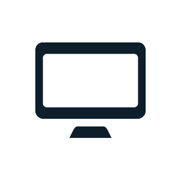 Computer monitor icon